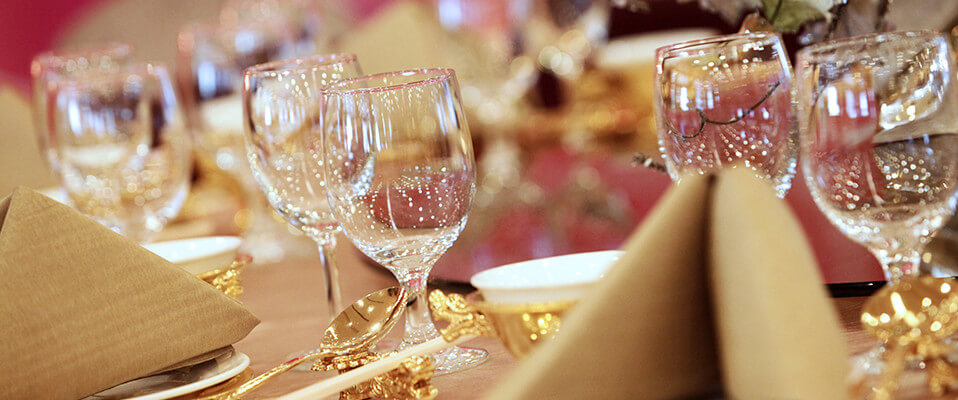 台南大飯店 - 婚宴餐桌擺設