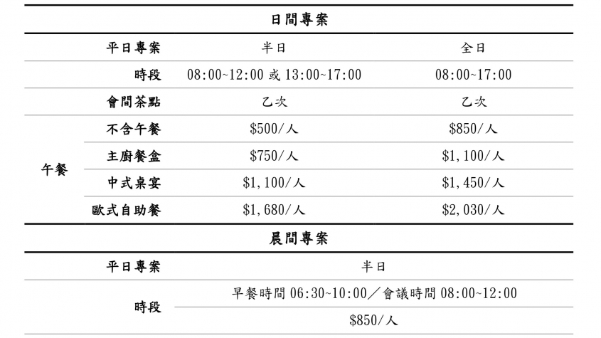 2026企業商務會議專案